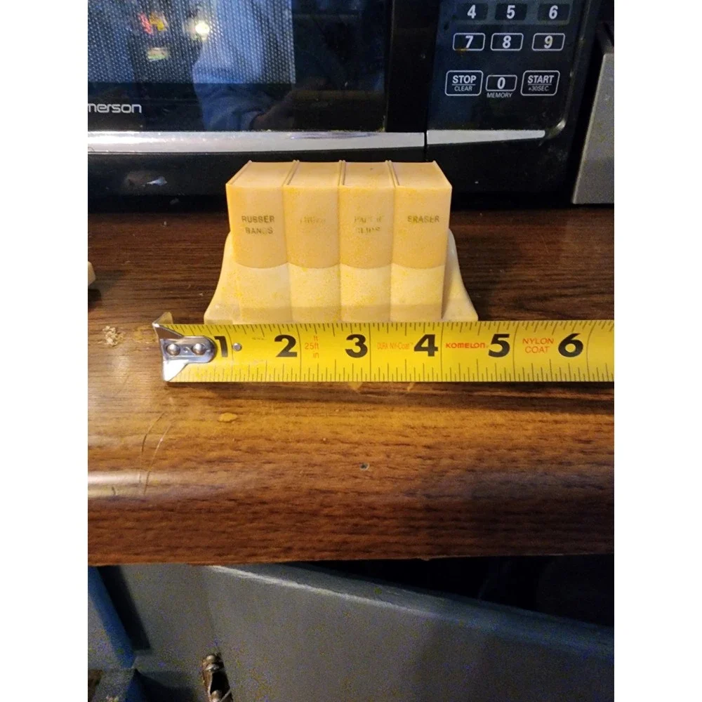 Set Of 2 Vintage Celluloid Office Organizers Handy-Secretary & Fesco Mail Sorter